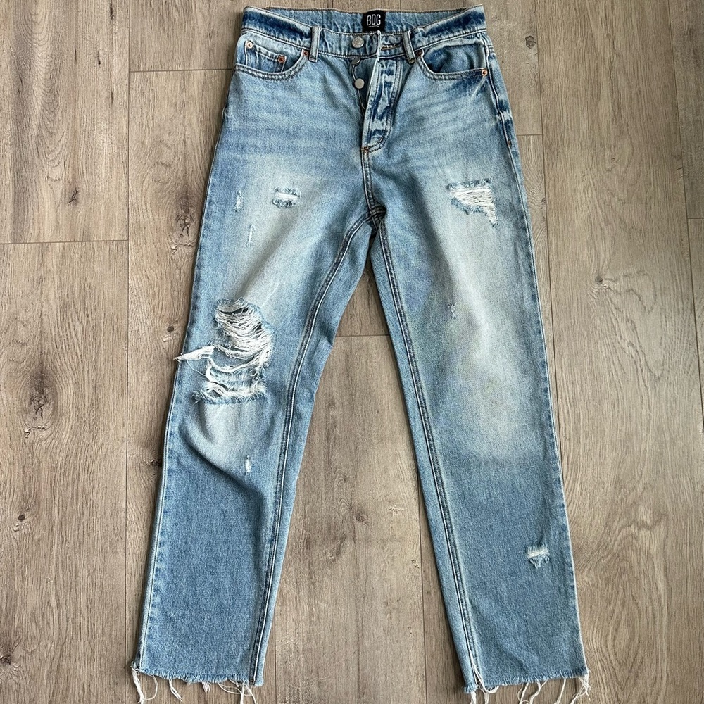 Urban Outfitters DBG Jeans Slim Straight Light Blue
